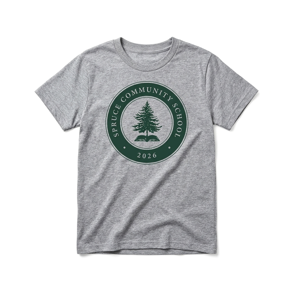 Youth | Spruce Crest T-Shirt – Heather Gray