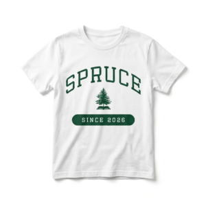 Youth | Spruce Varsity T-Shirt - White