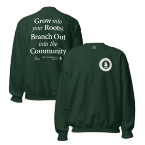 Adult | Crewneck "Roots and Branches" - Spruce Green